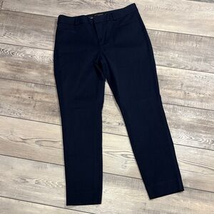 Banana Republic Sloan Ankle Length Navy Blue Dress Pants NWT 6